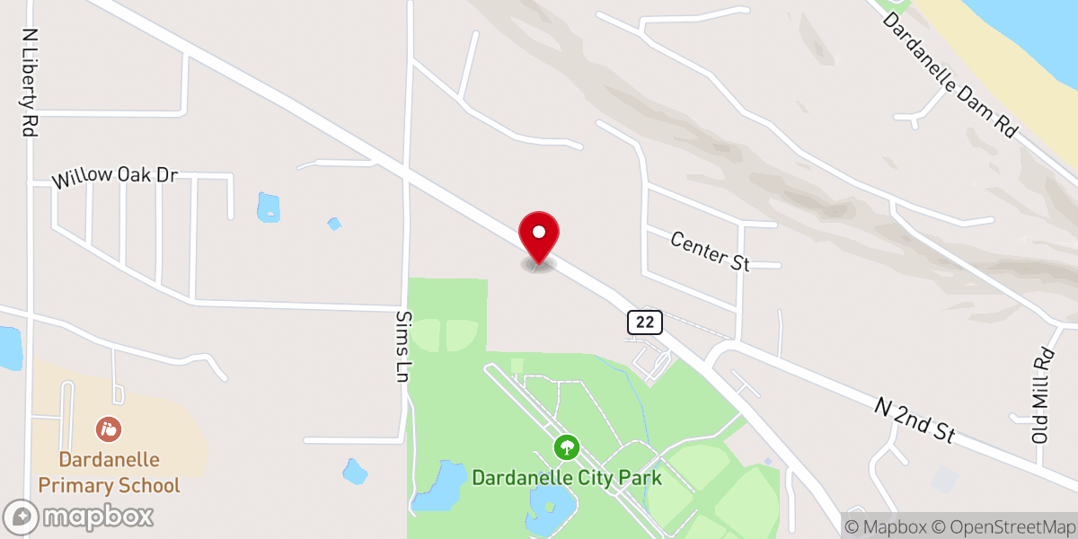 Map showing location of Home Church
