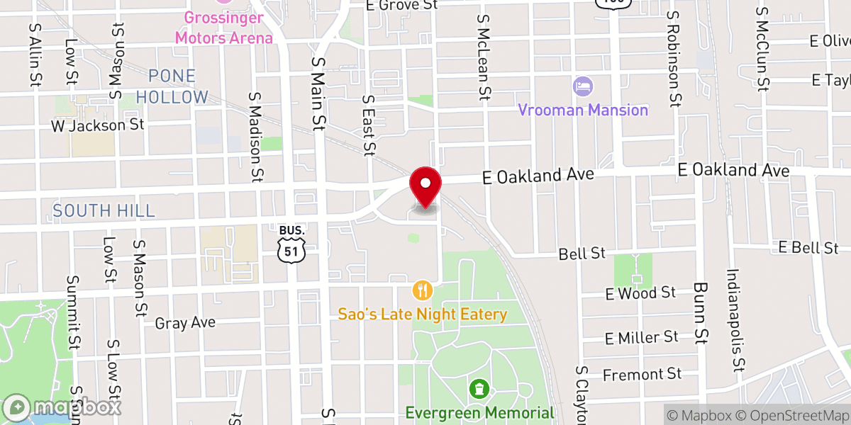Map showing location of Home Sweet Home Ministries