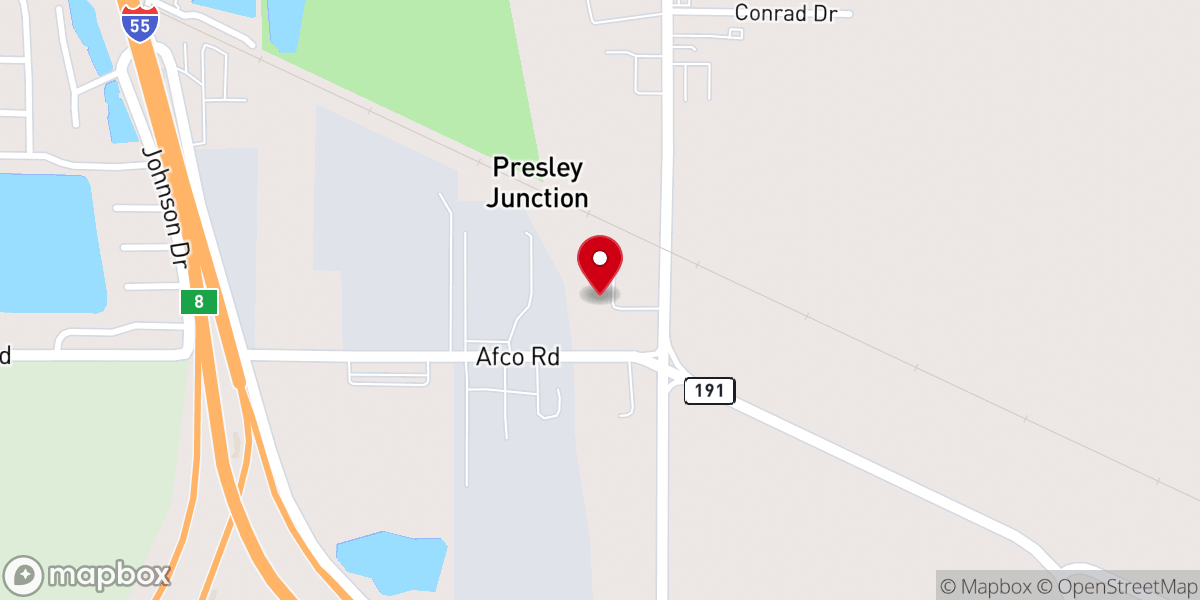 Map showing location of Hope House Ministries