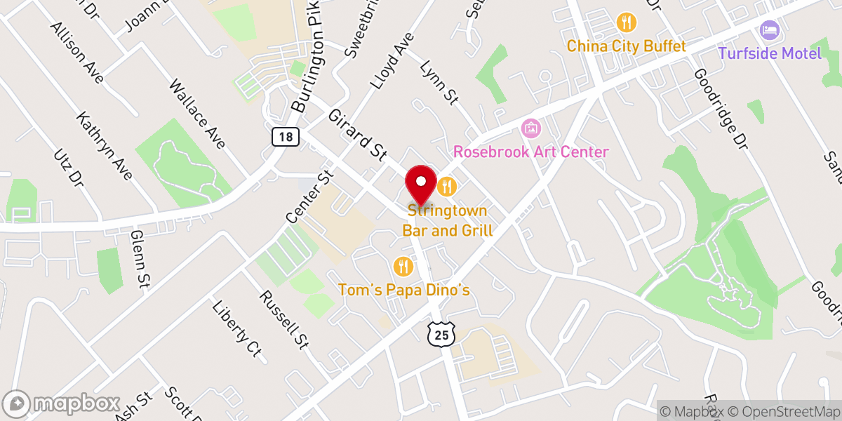 Map showing location of Hope Ministries of NKY - Food Distribution Center