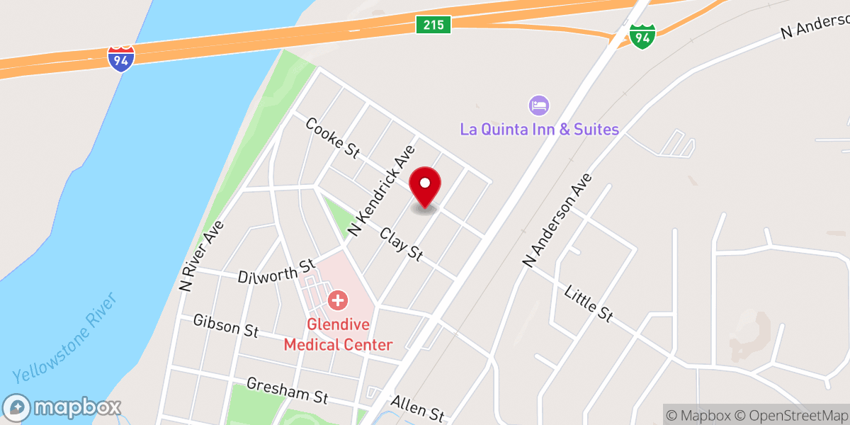Map showing location of Hopebridge Church