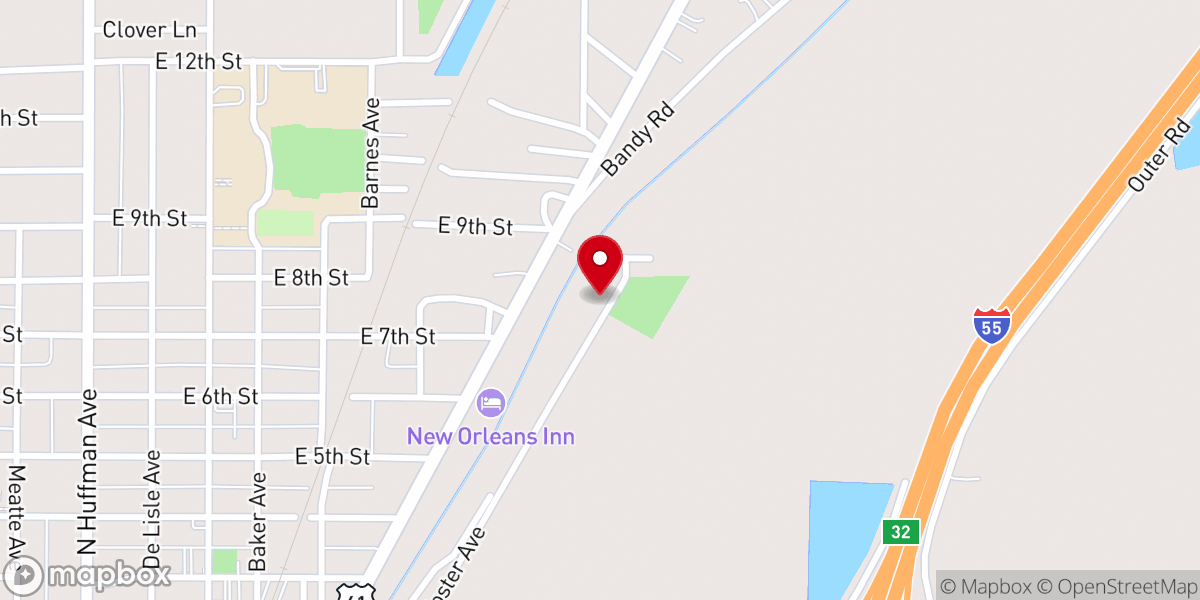 Map showing location of House-Deliverance Church-God