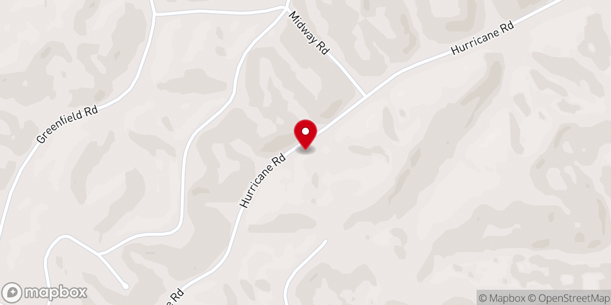 Map showing location of Hurricane Road Grace Church