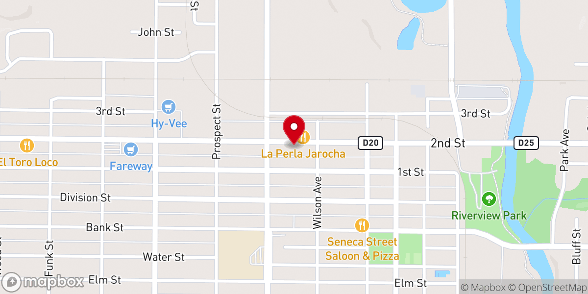 Map showing location of Ia Center Umc