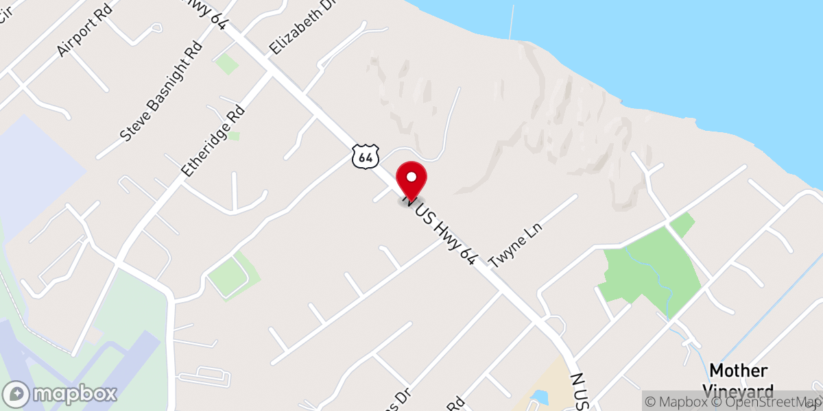 Map showing location of Iglesia Adventista del Séptimo Día Hispana de Manteo / Manteo Spanish Seventh-Day Adventist Church