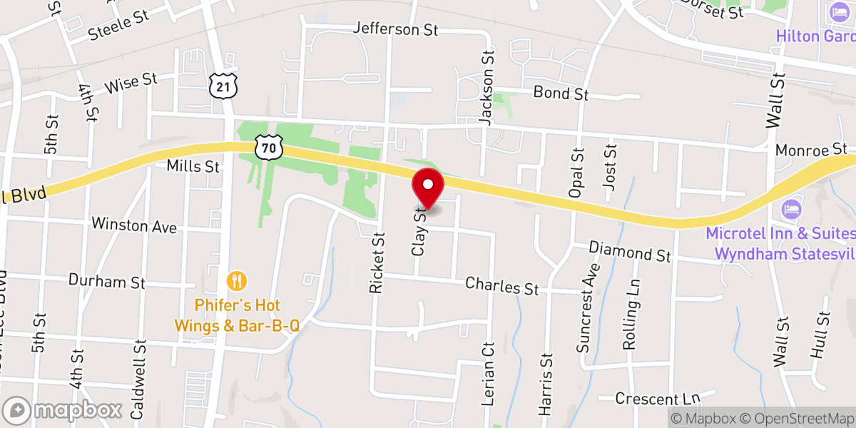 Map showing location of Iglesia agua viva church