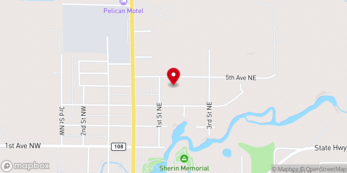 Map showing location of Iglesia Apostolica Pelican