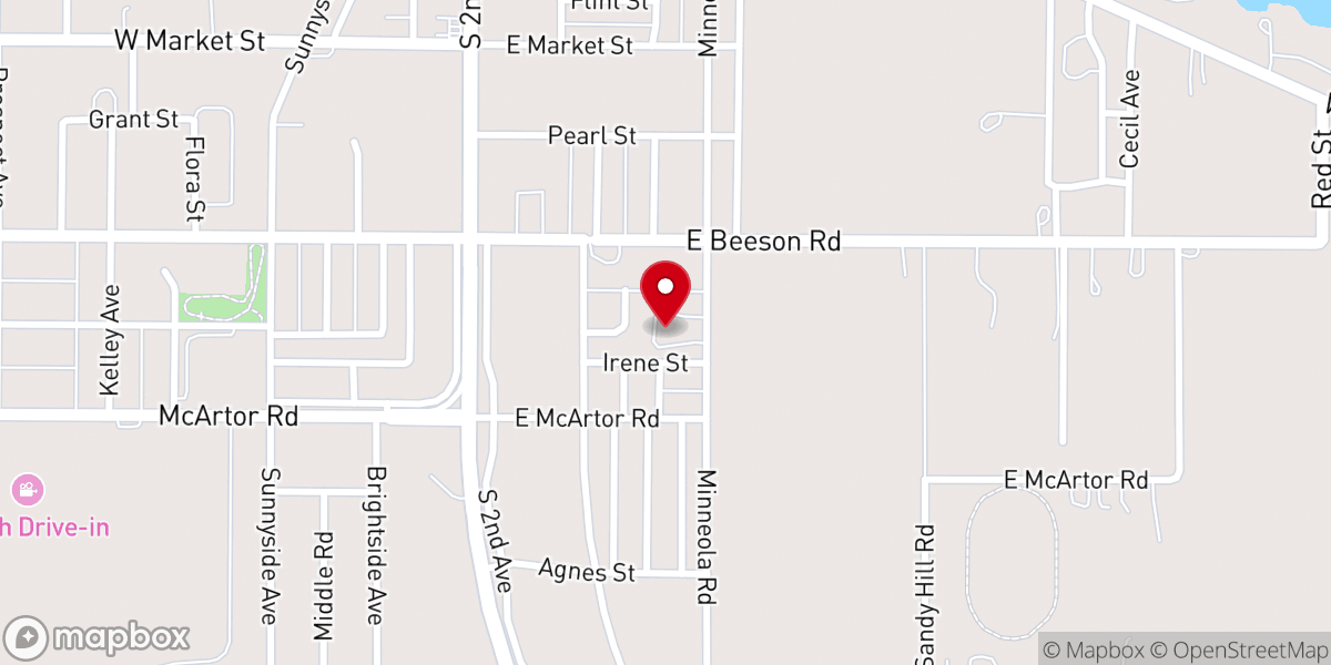 Map showing location of Iglesia Cristiana Liberado En