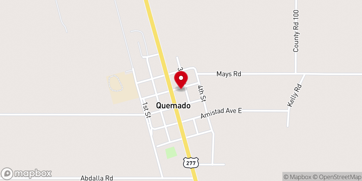 Map showing location of Iglesia de Cristo / Church of Christ