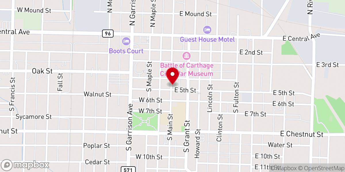 Map showing location of Iglesia De Dios Israelita