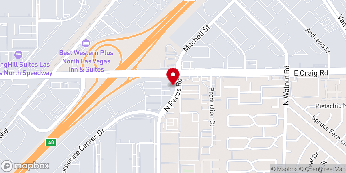 Map showing location of Iglesia Koinonia NLV