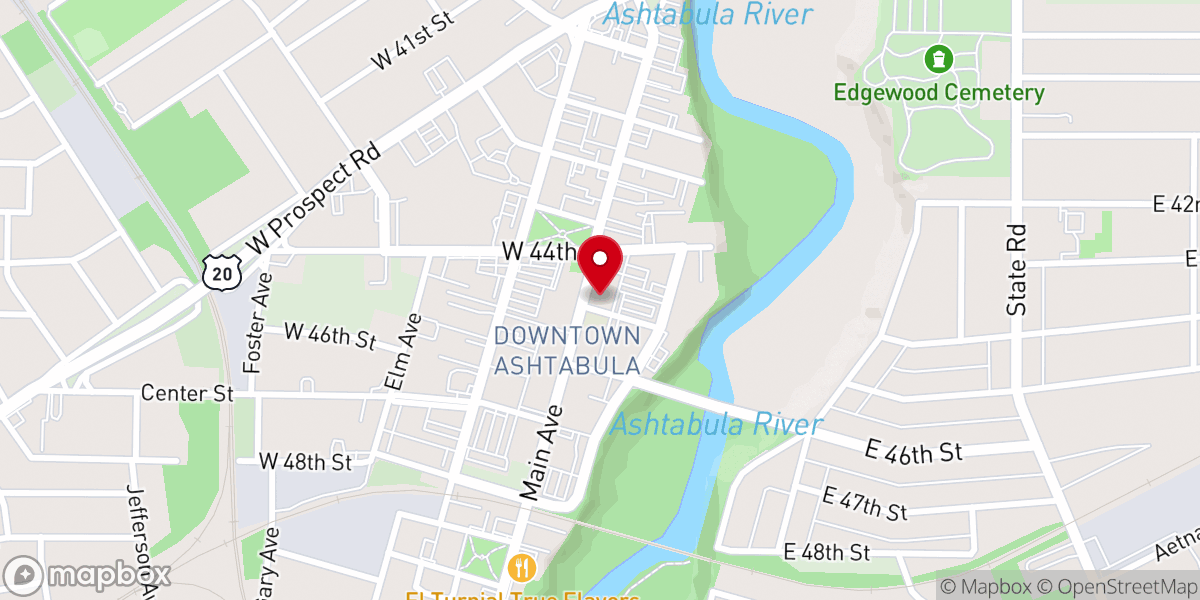 Map showing location of Iglesia Pent El Tabernaculo