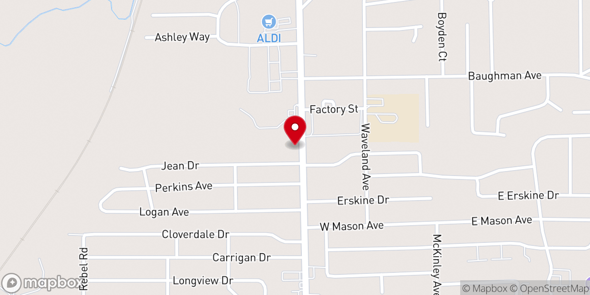 Map showing location of Iglesia Rosa De Saron INC.