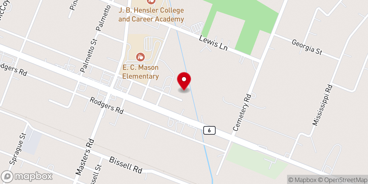 Map showing location of Iglesia Venciendo Con Dios
