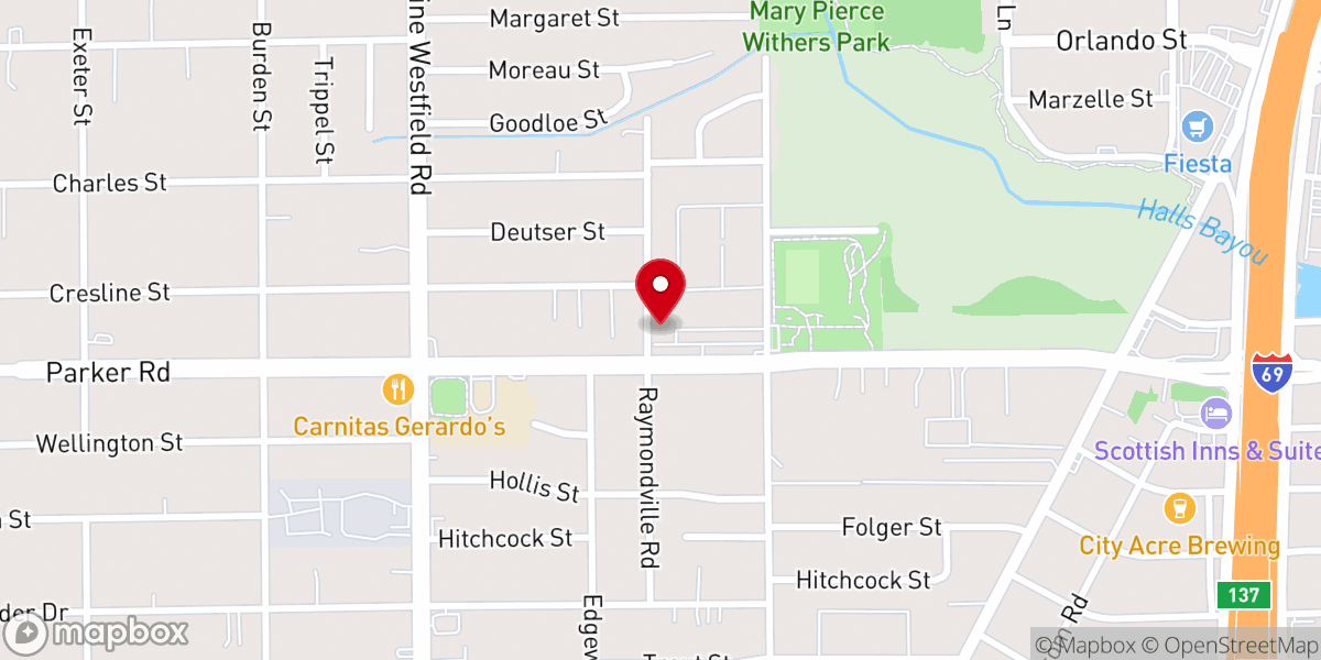 Map showing location of Iglesia