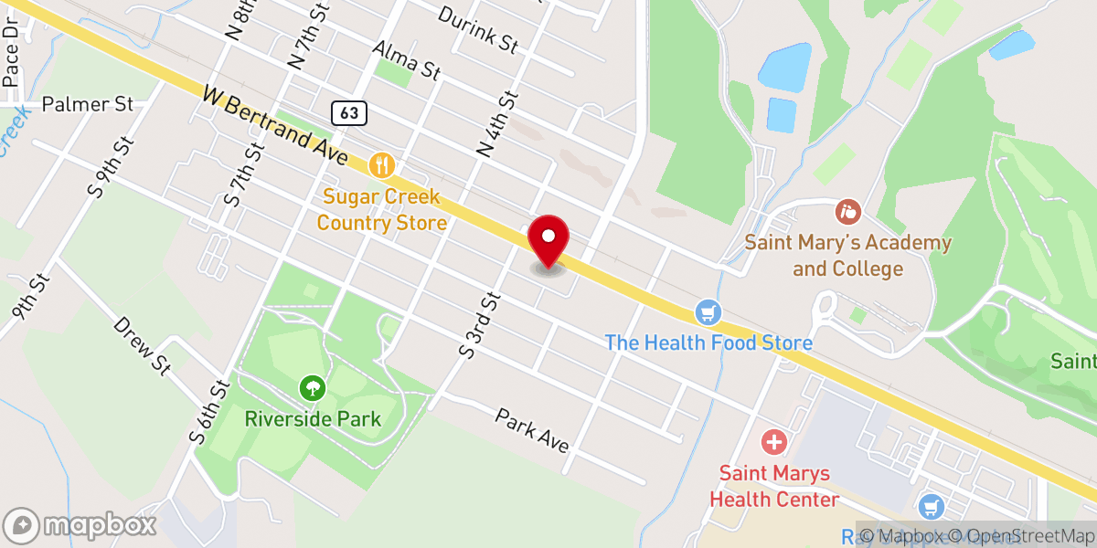 Map showing location of Immaculate Conception Church - Food Distribution Center