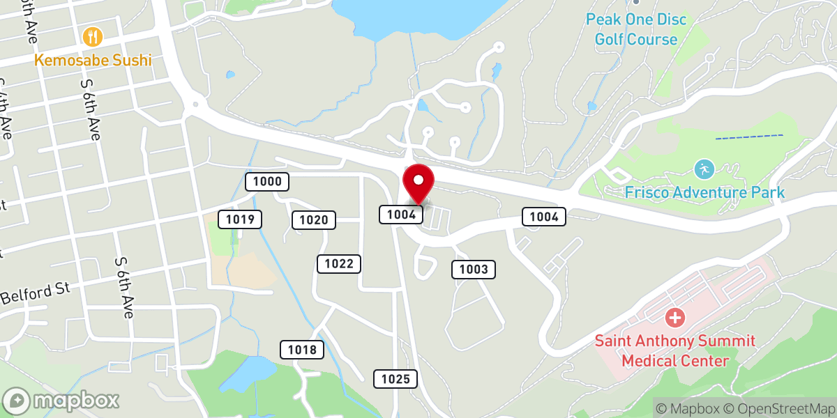 Map showing location of Immanuel Fellowship