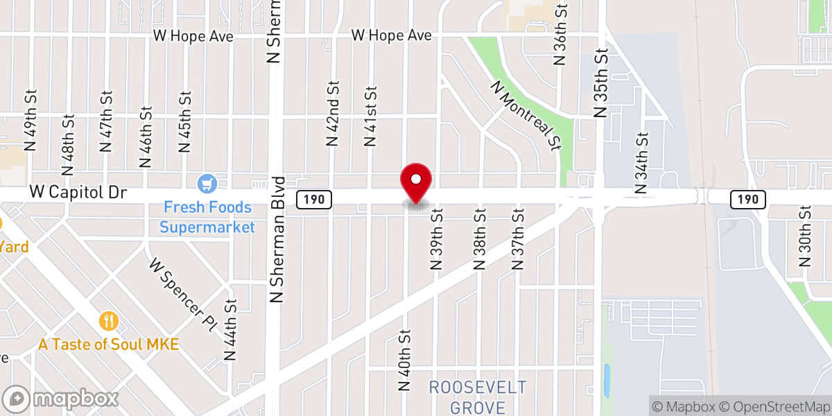 Map showing location of Immanuel House of Prayer Church