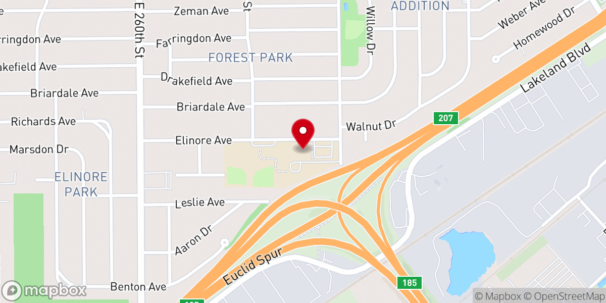 Map showing location of Impact Ministries Church