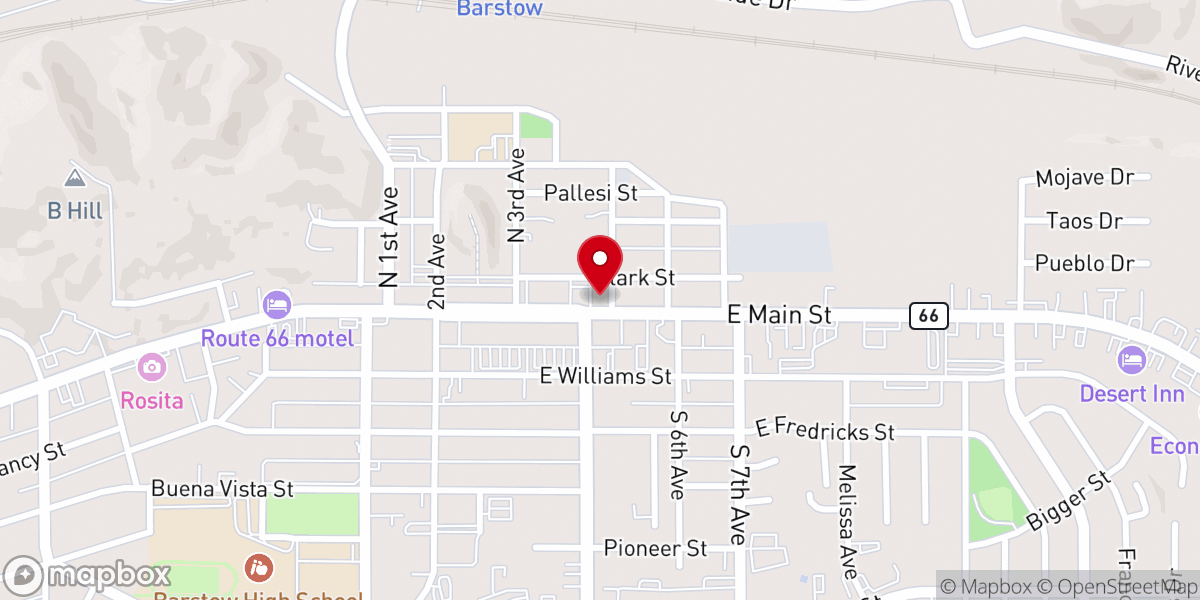 Map showing location of In His Presence International Outreach Ministries