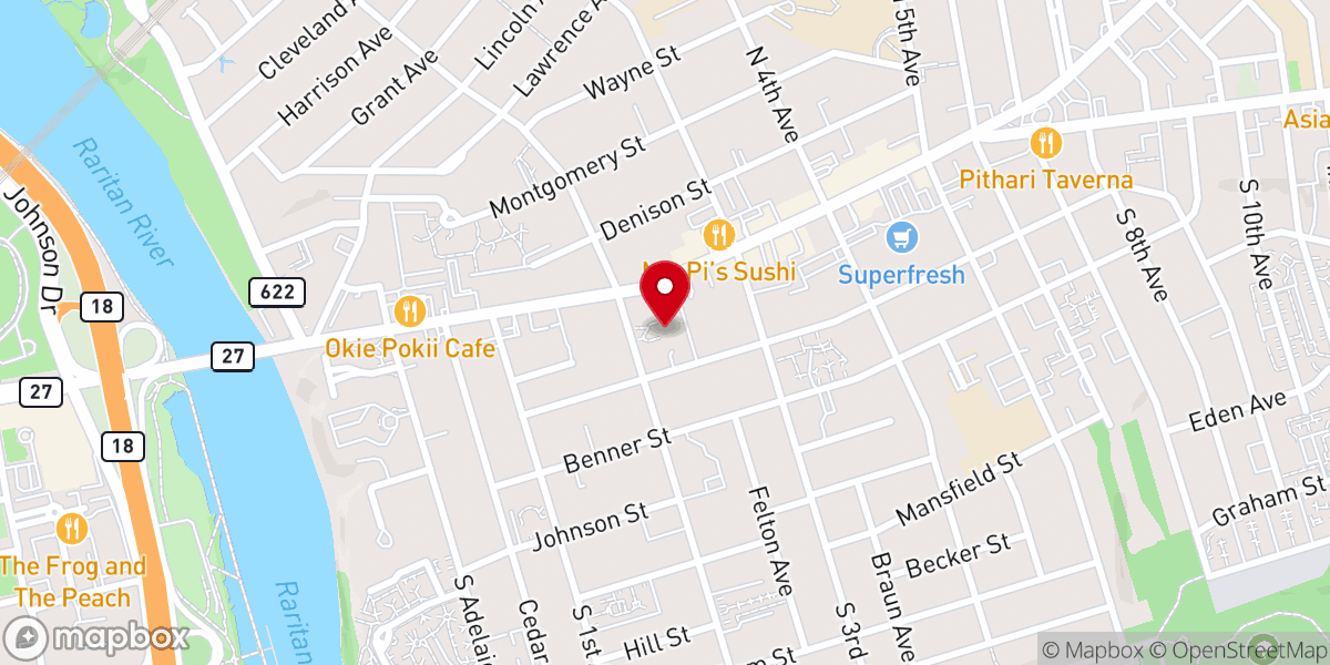 Map showing location of Interfaith-RISE