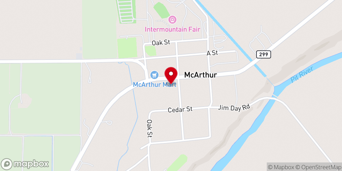 Map showing location of Intermountain Evangel Free Church