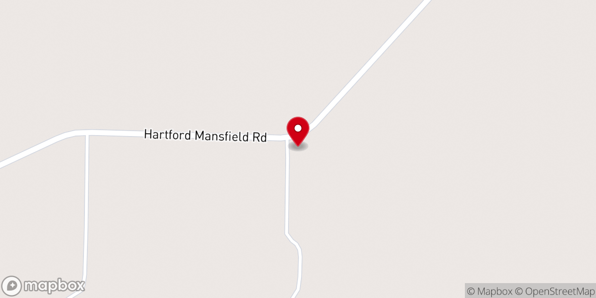 Map showing location of James Fork Baptist Church