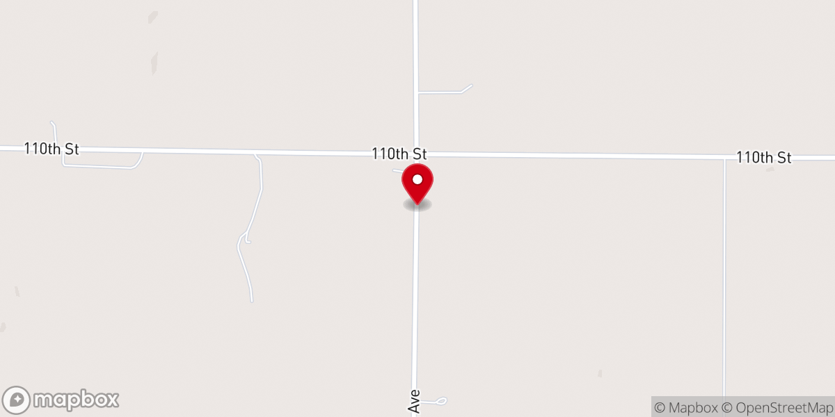 Map showing location of Jerusalem United Methodist Church