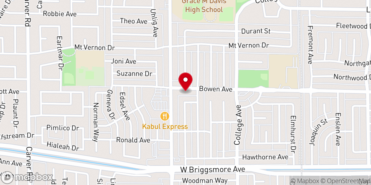 Map showing location of Jesus Our Savior Anglican Church