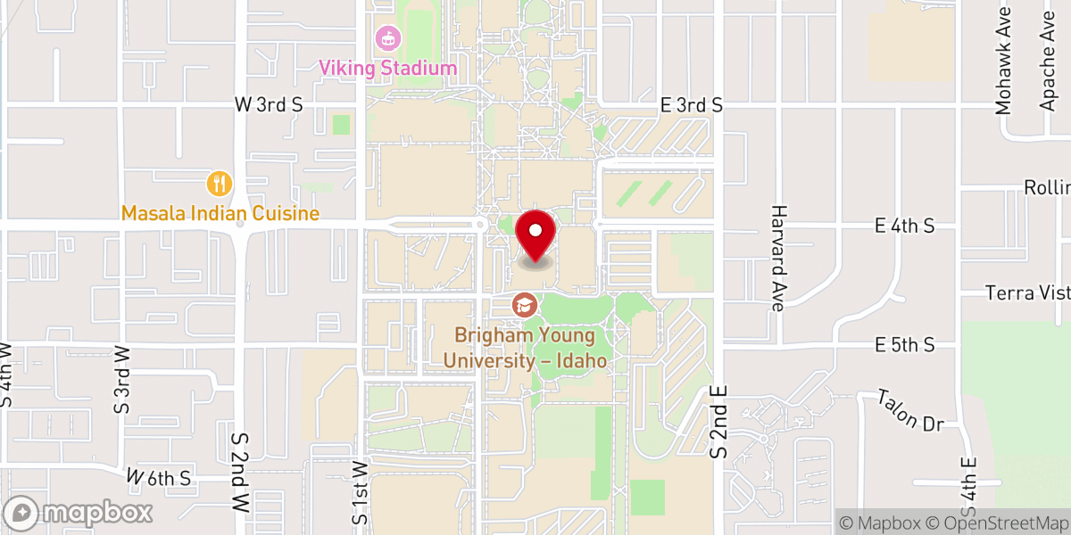 Map showing location of John Taylor Building (TAY)