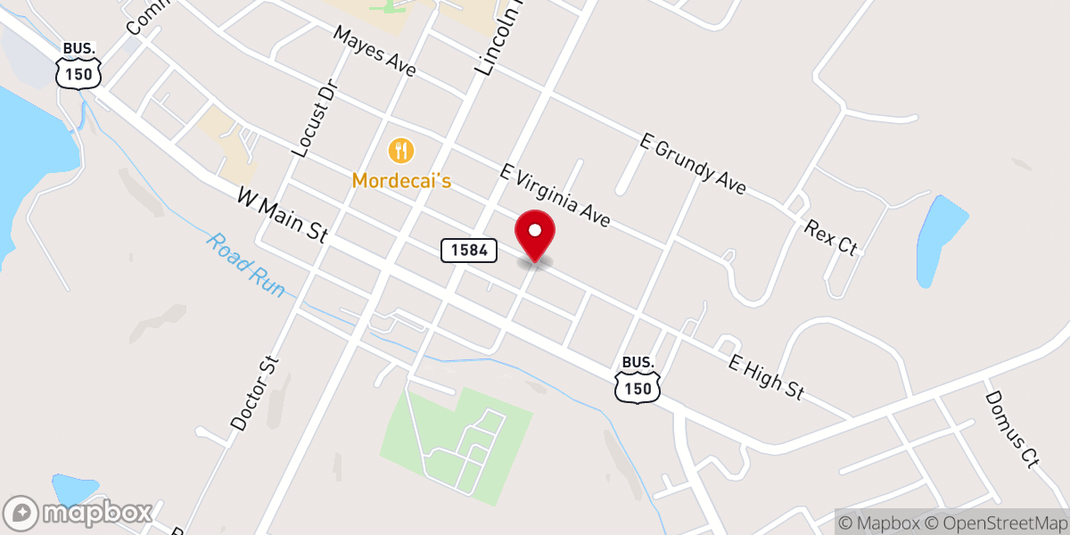 Map showing location of Johnson Chapel A.M.E. Zion Church