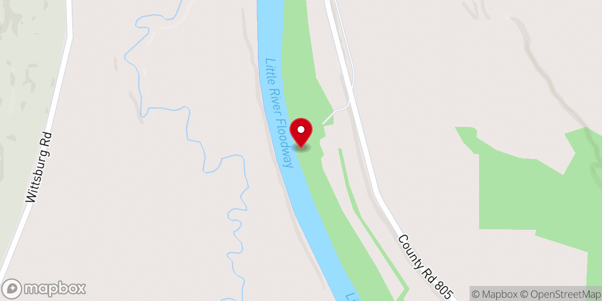 Map showing location of Johnson Chapel