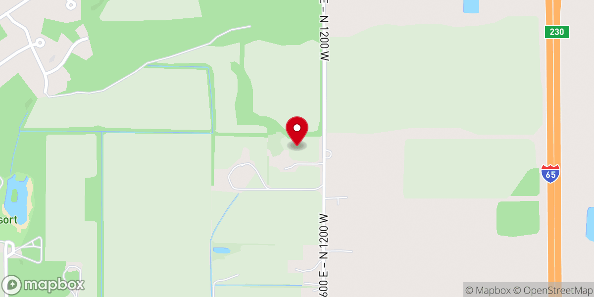 Map showing location of Jubilee Gospel Center