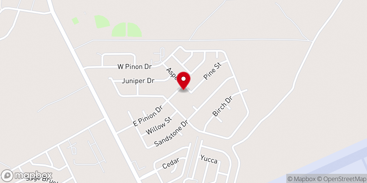 Map showing location of Kayenta Church of Christ