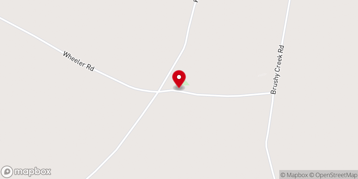 Map showing location of Keys Grove Baptist Church