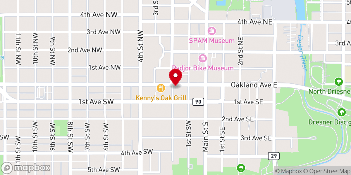 Map showing location of Keys to Life Apostolic Church