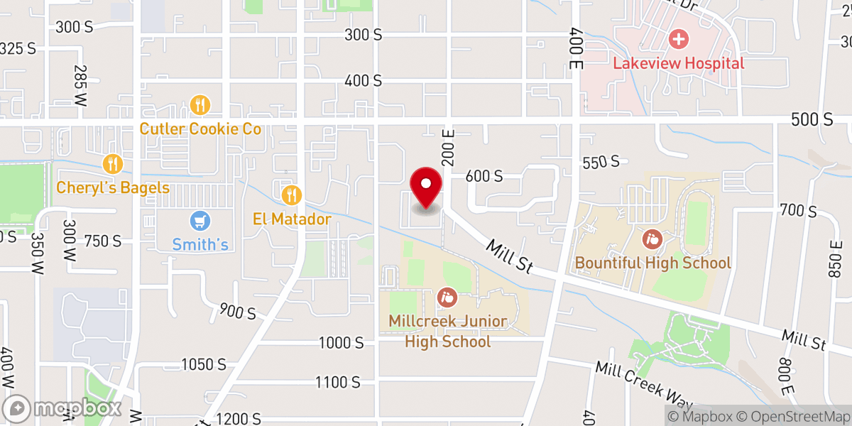 Map showing location of Kimball Mill Ward