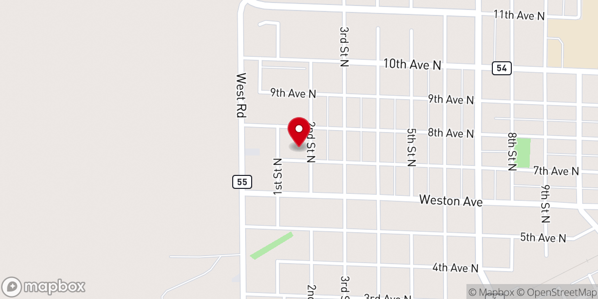 Map showing location of Kindgom Hall of Jehovah's Witnesses--St. James English & St. James Spanish