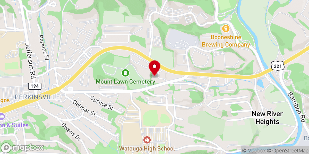 Map showing location of King's Cross Reformed Church