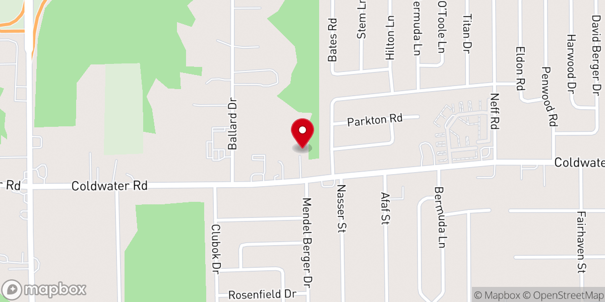Map showing location of King Solomon Missionary Baptist