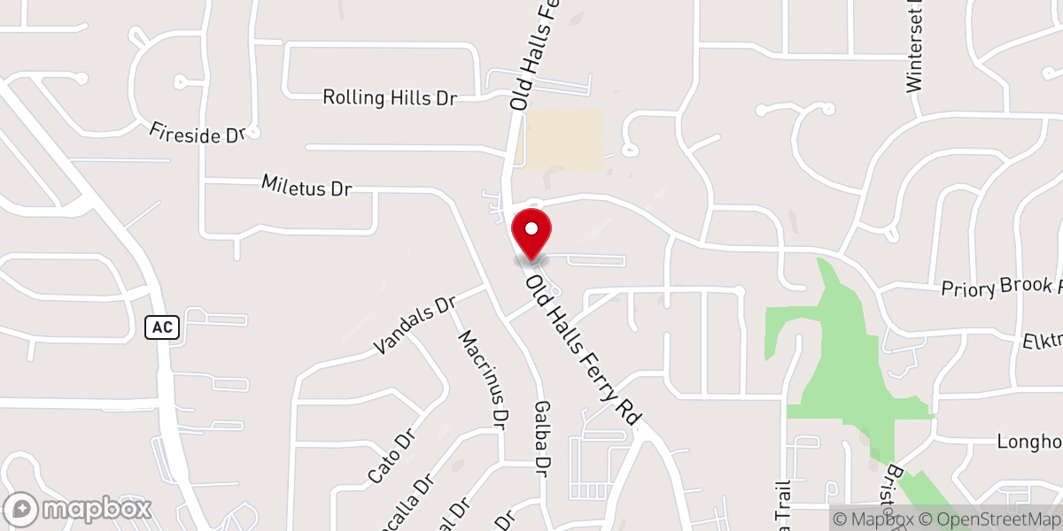 Map showing location of Kingdom Hall of Jehovah's Witnesse.