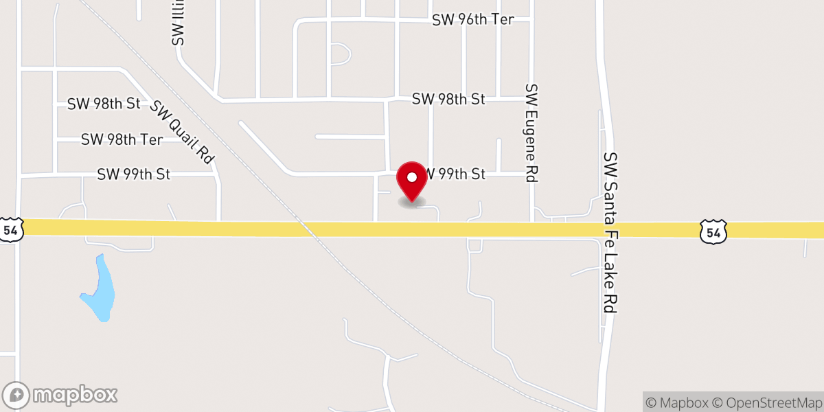 Map showing location of Kingdom Hall of Jehovah's Witnesses--Augusta