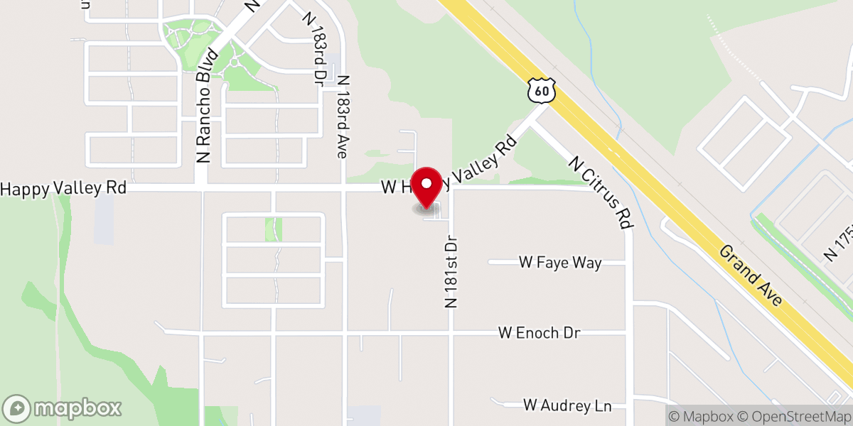 Map showing location of Kingdom Hall of Jehovah's Witnesses--Canyon Springs, Desert Oasis, & Kingswood