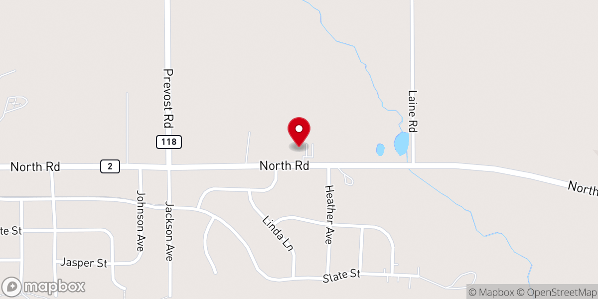 Map showing location of Kingdom Hall of Jehovah’s Witnesses--Cloquet