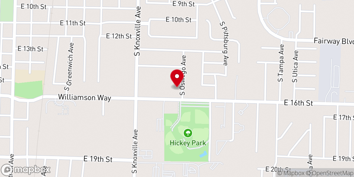 Map showing location of Kingdom Hall of Jehovah's Witnesses--Dardanelle, Russellville, & Arkansas River Spanish