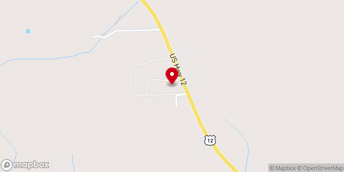 Map showing location of Kingdom Hall of Jehovah's Witnesses--Litchfield