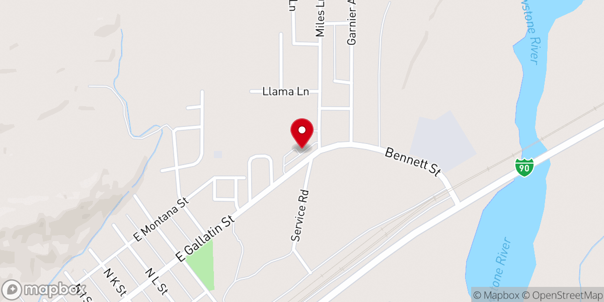 Map showing location of Kingdom Hall of Jehovah's Witnesses--Livingston