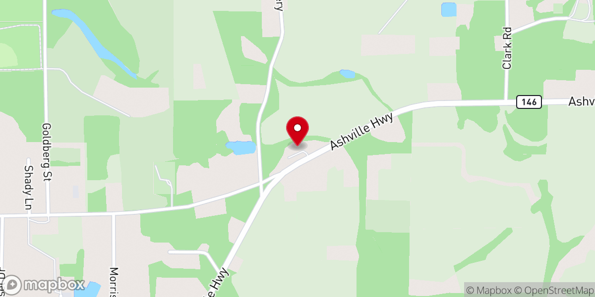 Map showing location of Kingdom Hall of Jehovah's Witnesses--Monticello