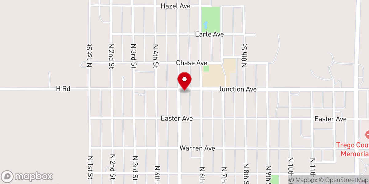 Map showing location of Kirch Haus