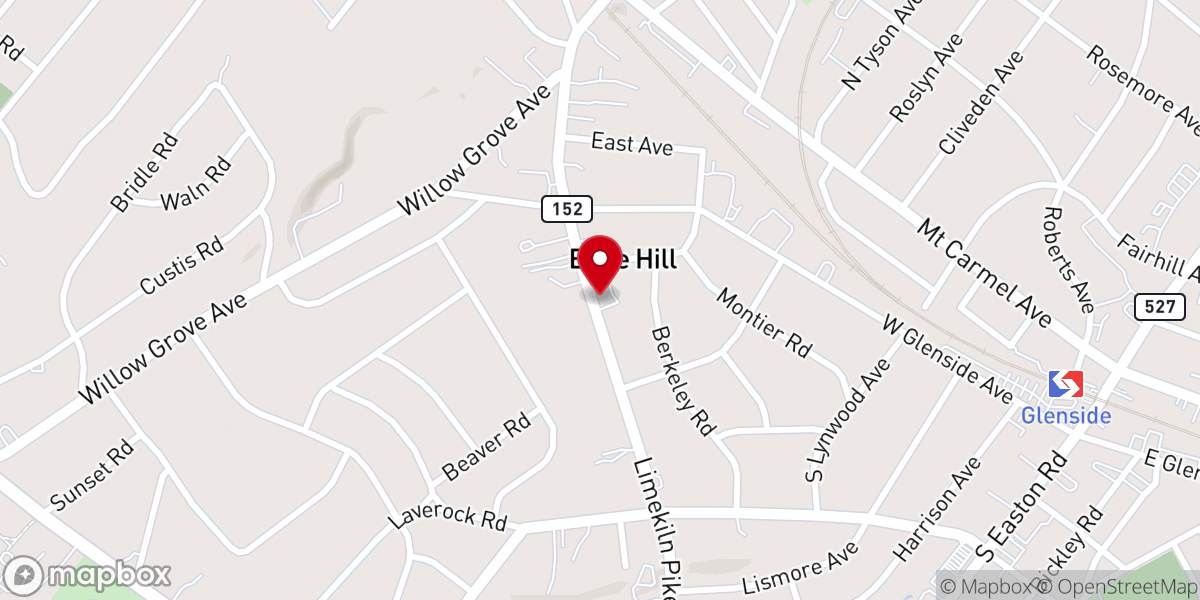 Map showing location of Knights of Columbus Flaherty Council 3128